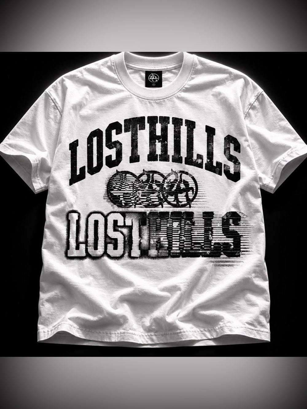 Lost Hills Distressed Graphic Tee - Size XL - NWT